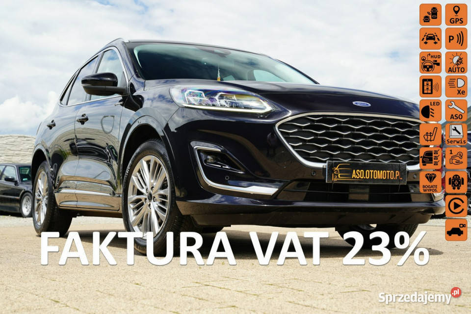 Ford Kuga VIGNALE skóra Nawi FUL LED elklapa wielofunkcyjna kierownica