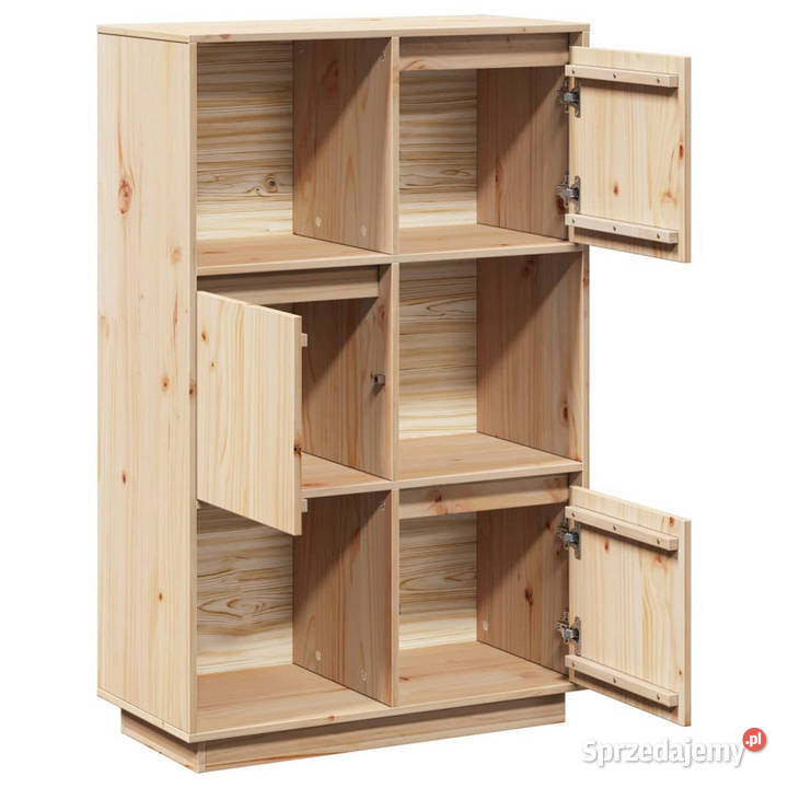 Szafka 74x35x117 lite drewno sosnowe WM814364 Warszawa