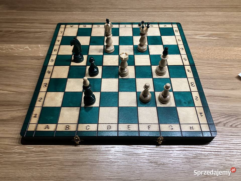 Szachy drewniane 45x45 Kraków sprzedam