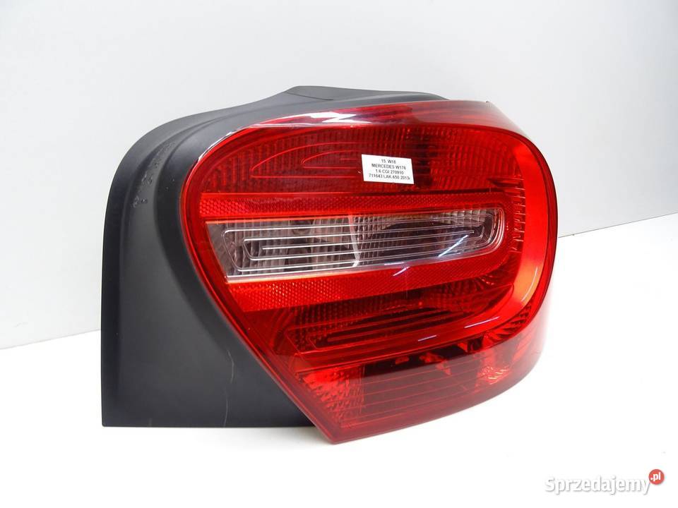 LAMPA PRAWY TYŁ PRAWA TYLNA A1769060200 MERCEDES osobowe