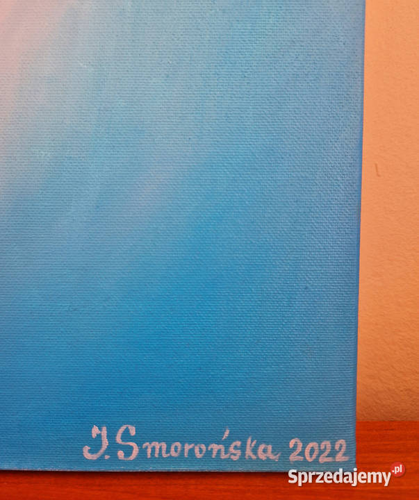 Oryginalny obraz olejny koń 30x60