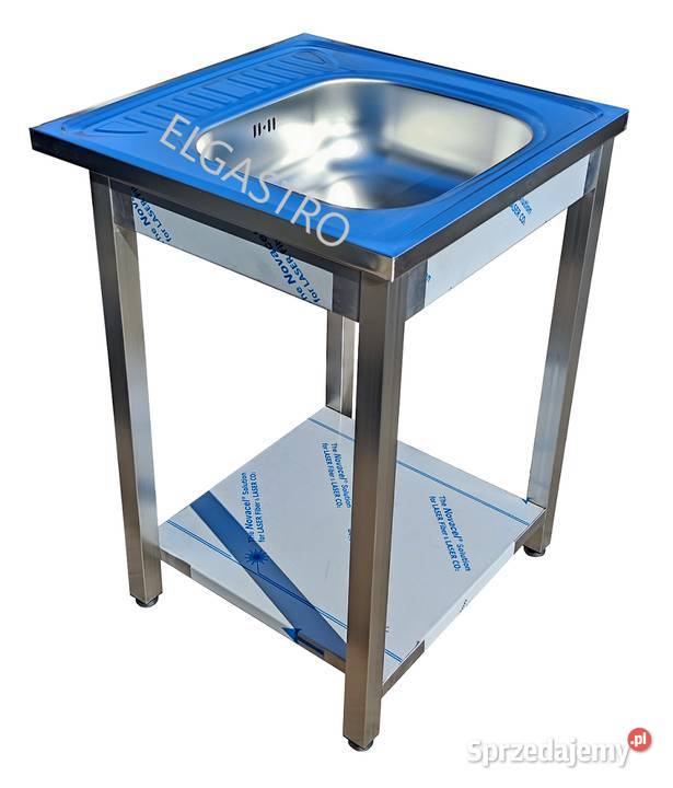 Zlew gastronomiczny jednokomorowy 60x60x85 półka Gastronomia Bytom sprzedam
