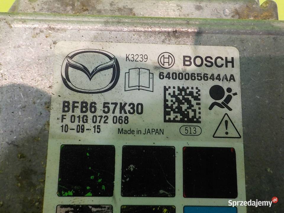 MAZDA 3 II BL 16 D 10r HB 5D modul sensor AIRBAG mazowieckie Suków