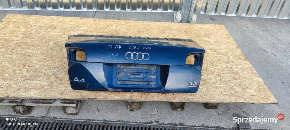 KLAPA TYLNA TYŁ AUDI A4 B7 USA SEDAN LZ5A Klapy bagażnika śląskie Przystajń