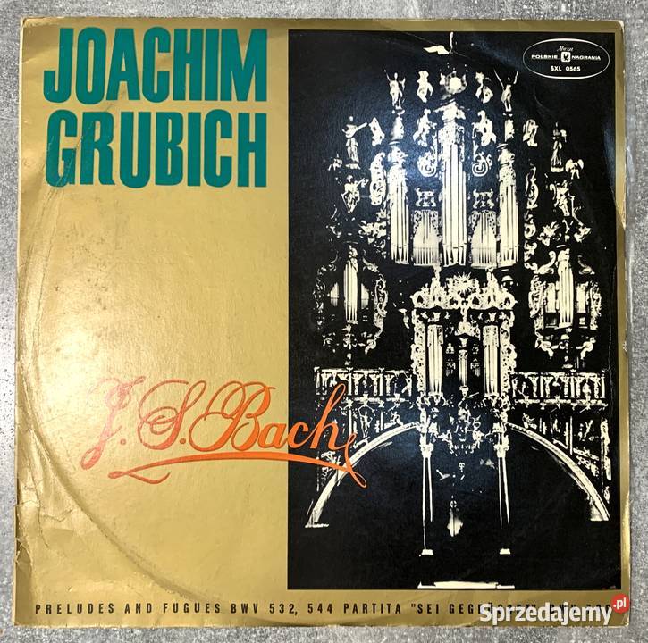 Joachim Grubich J S Bach Organ Church in Leżajsk Płyty i kasety Stalowa Wola sprzedam