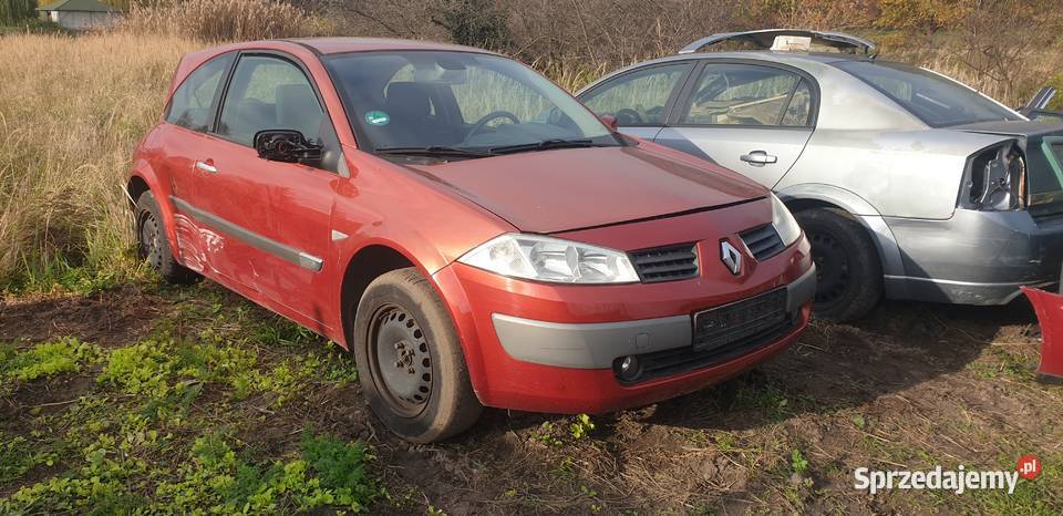 części renault Megan 2 14 16v kolor ted 76 Samochody na części wielkopolskie