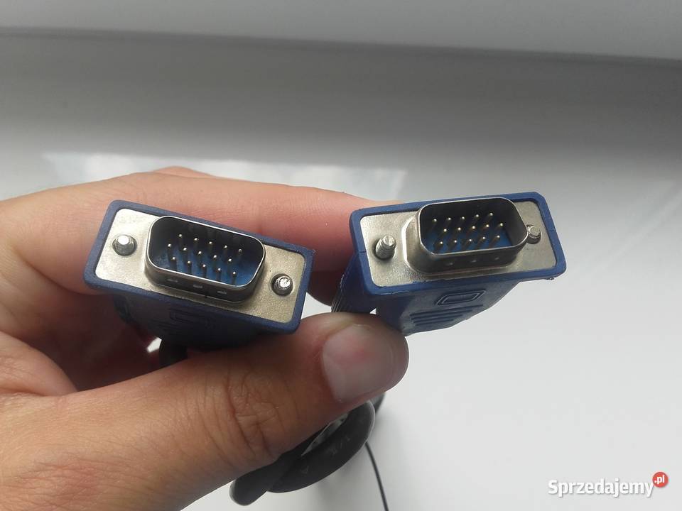 Kabel VGA DSub 180 18m kolor czarny niebieskie kable, taśmy, przedłużacze Bydgoszcz