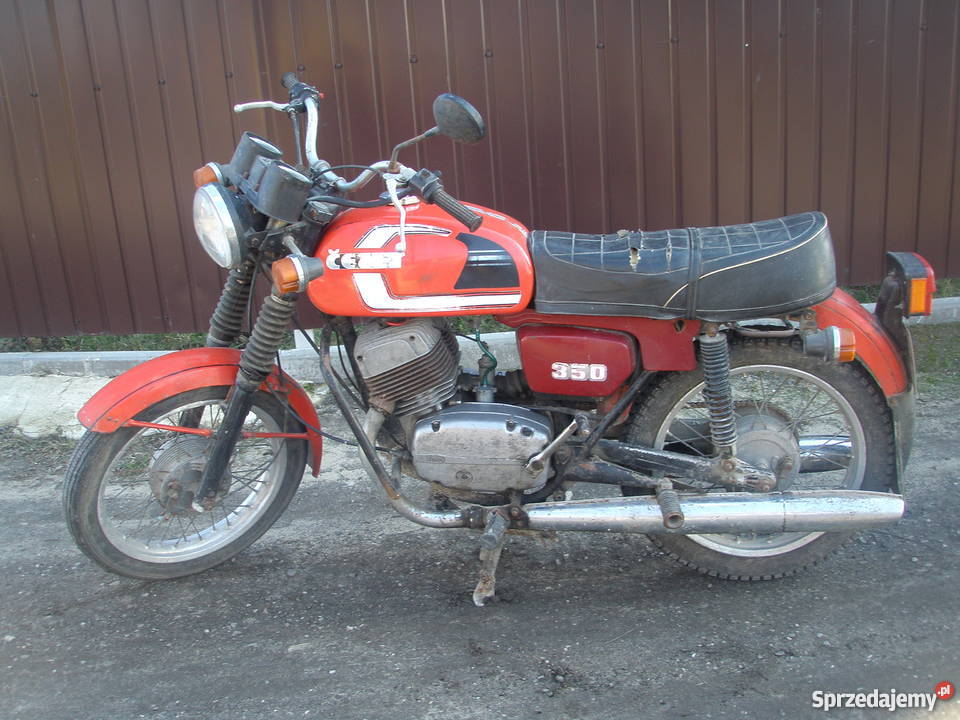 Jawa cz 350 sprzedam czerwony lubelskie Lubartów