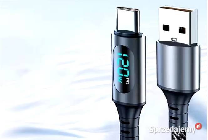 Kabel ładujacy USB A na USB Typ C z wduowanym Wrocław