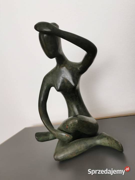Figura z brązu kobieta Abstrakcyjna figurka z sprzedam