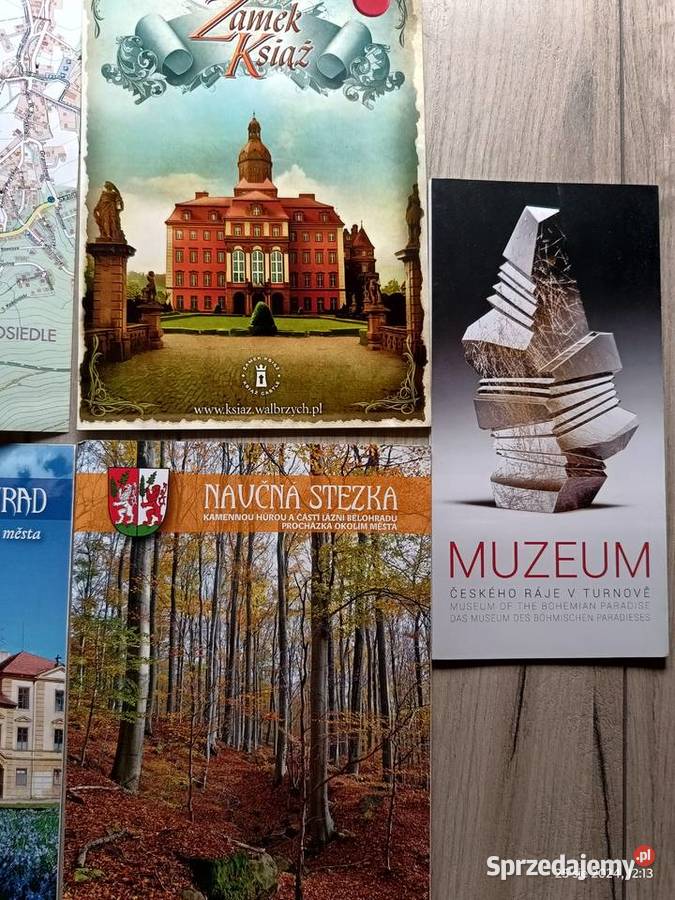 Foldery i mapki turystyczne z Karkonoszy i Pozostałe wielkopolskie