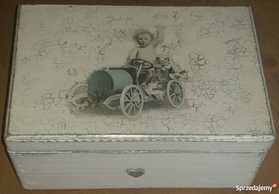 skrzynka pudełko decoupage Legnica
