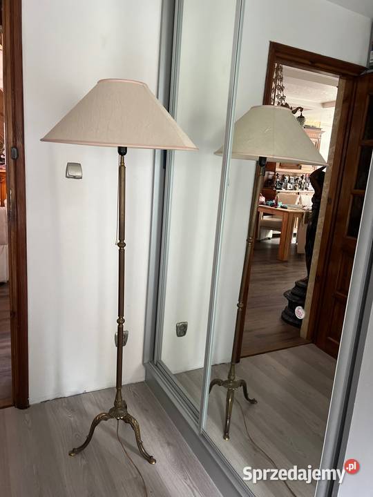 Duża Piękna Lampa mosiężna PRL Lampy sprzedam