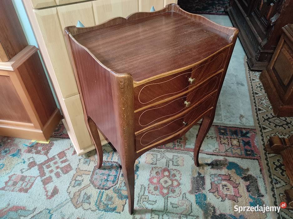 Komoda stylowa z lustrem do korytarza konsola 34cm kujawsko-pomorskie Sypniewo