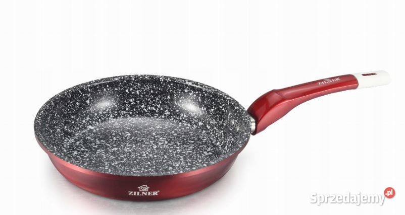169 Patelnie marmurkowe czerwone ZILNER Zabrze