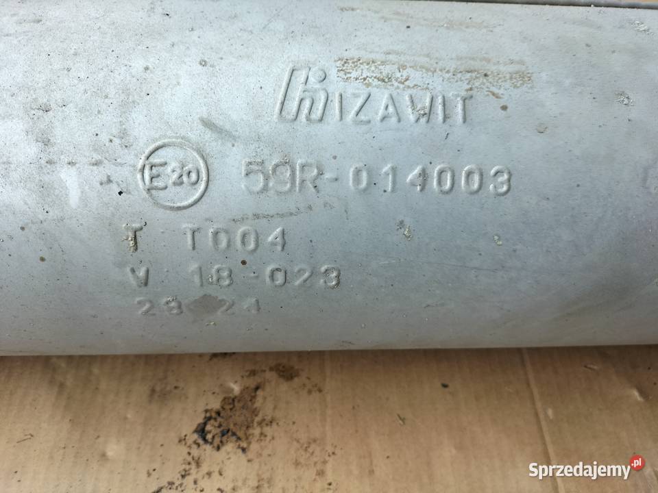 POLO MK4 9N TŁUMIK KOŃCOWY 59R014003 osobowe lubelskie Kamień-Kolonia