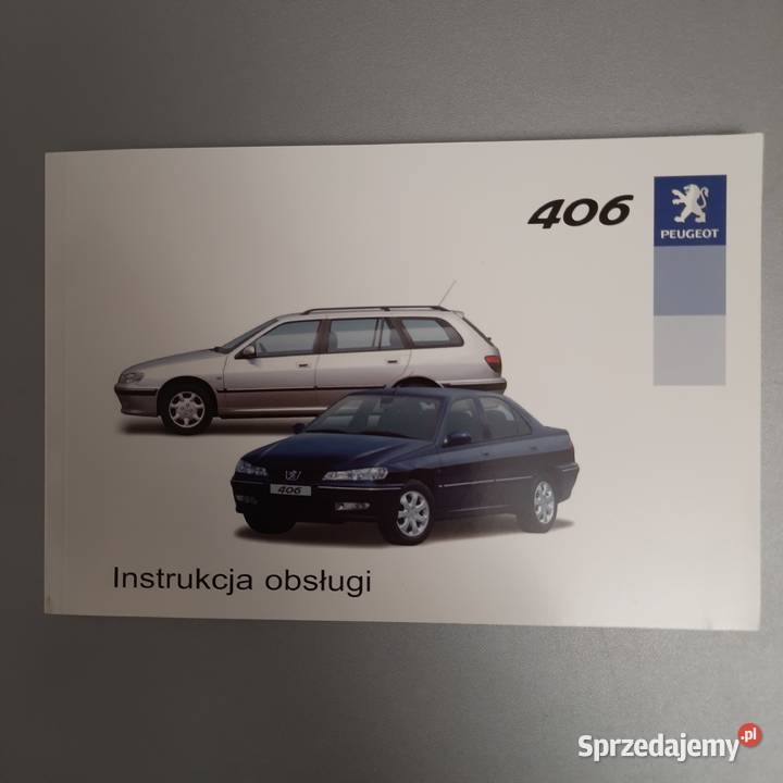 INSTRUKCJA OBSŁUGI PEUGEOT 406 Pozostałe sprzedam
