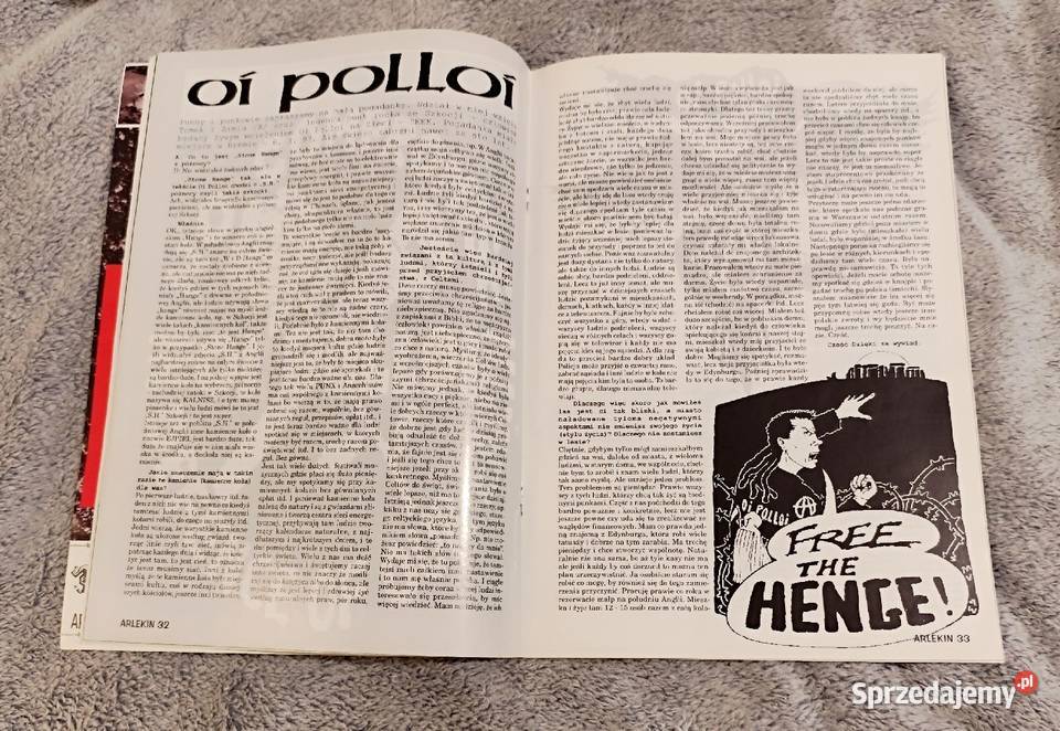 Arlekin 7 Zima 2000 Fanzine punk hardcore reggae Muzyka Rybnik