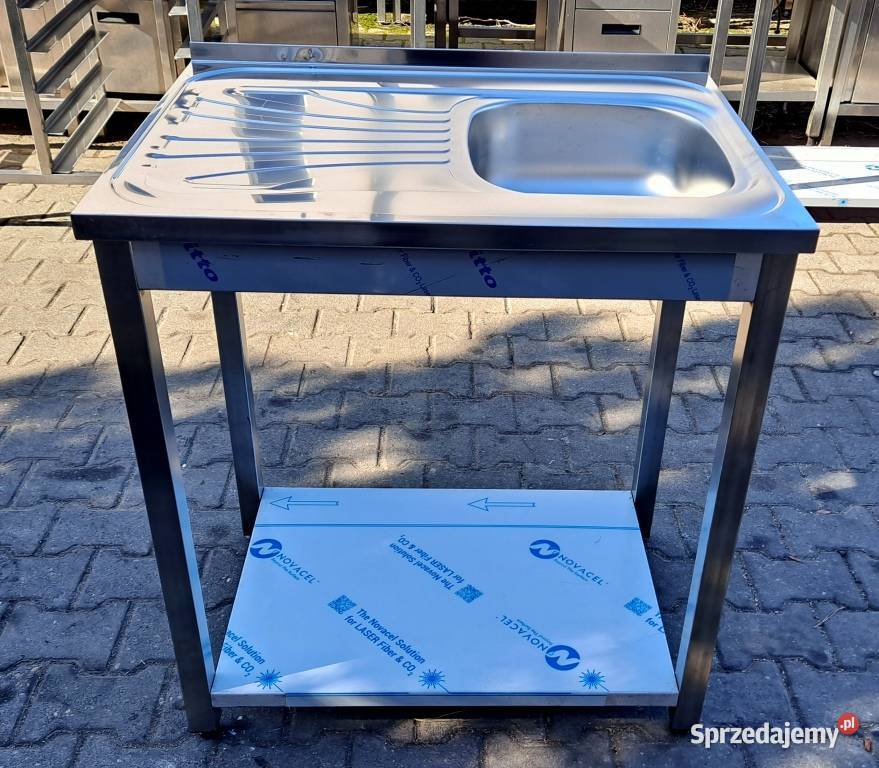 ZLEW 1 KOMOROWY Z PÓŁKĄ 806085 M1487N Gastronomia Nowe Skalmierzyce