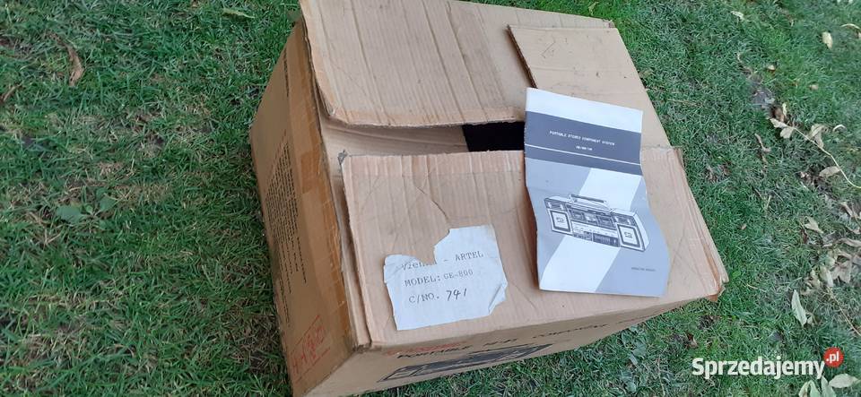 Instrukcja i karton radia Kensonic International