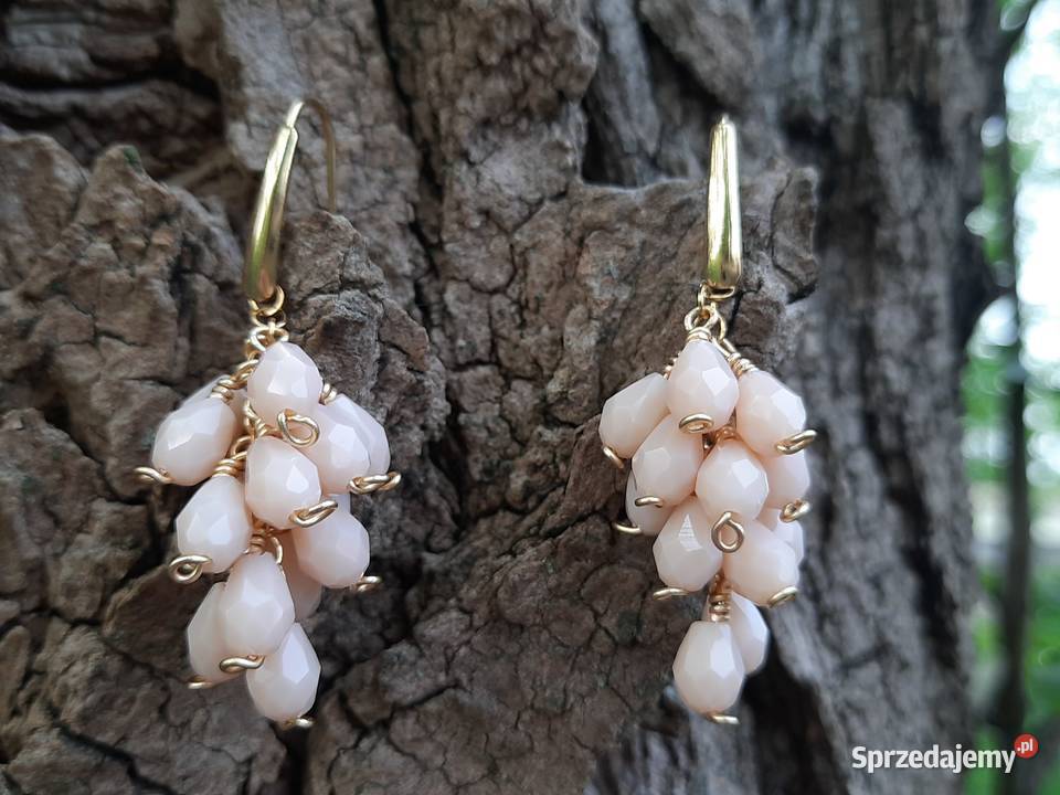 Kolczyki Winogrona handmade
