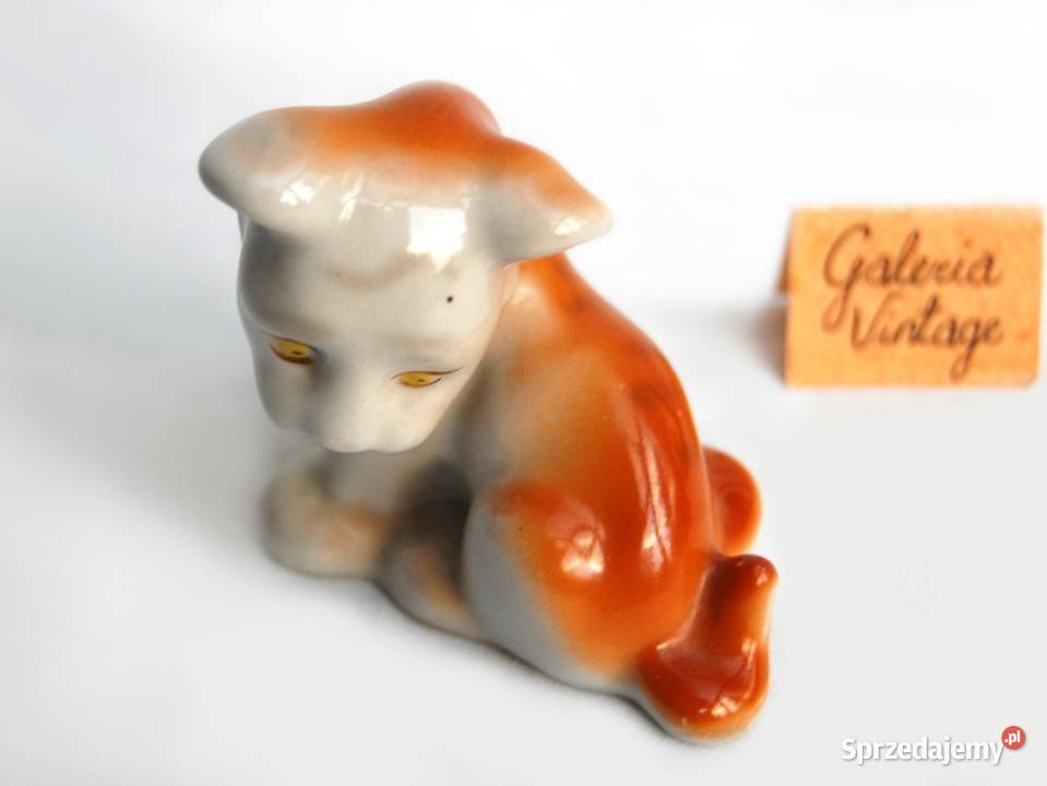 Tygrys tygrysek porcelana Połonne Wołyń Ukraina Lublin