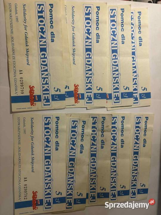 Cegiełka na Pomoc Stoczni Gdańskiej Gdańsk 1997 Krosno