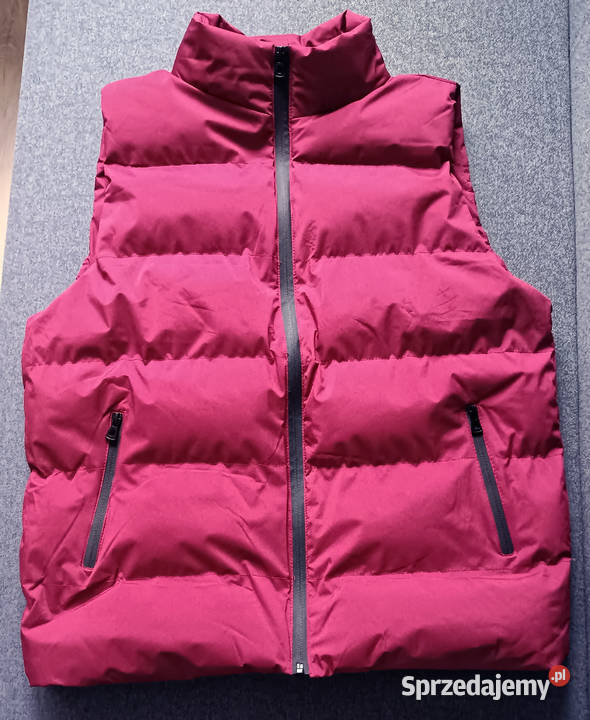 Nowa puchowa kamizelka bordowa M śląskie Gliwice