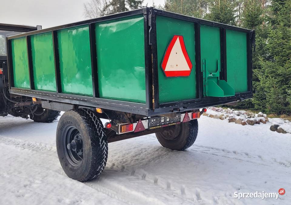 Przyczepa jednoosiowa wywrotka Tuchola