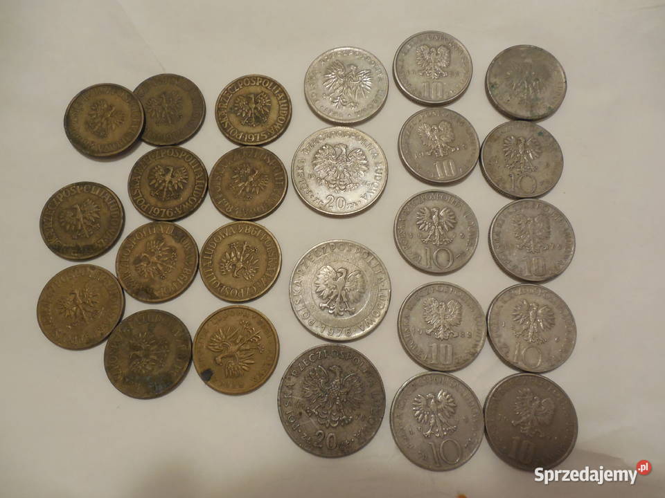 13 bez znaku mennicy PRL Stare monety 20 10 5 1 Krotoszyn