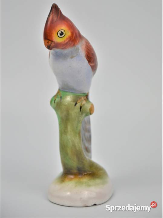 Papuga ceramiczna Bodrogkeresztr Węgry lata 60te Antyki, Sztuka, Kolekcje Warszawa