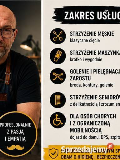 FRYZJER MOBILNY Z DOJAZDEM OSTRÓDA MORĄG I Szymonówko