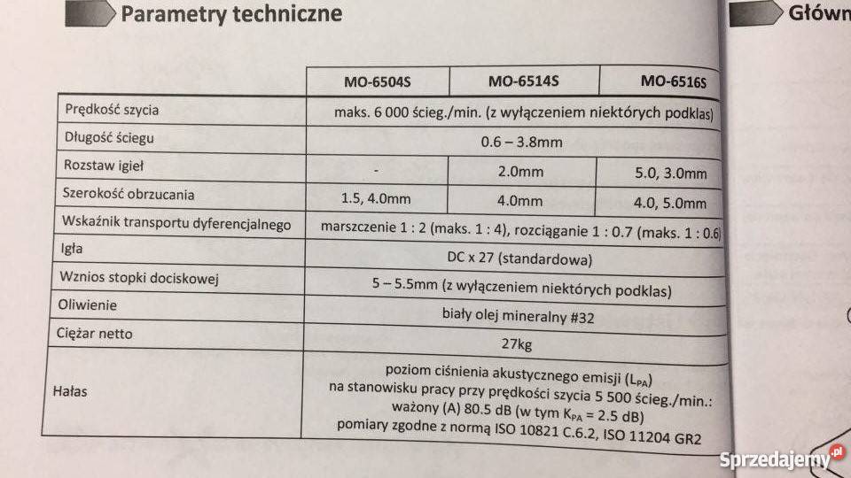 sprzedam OWERLOK JUKI MO6514S 4nitkowy stan Pozostałe usługi Reda