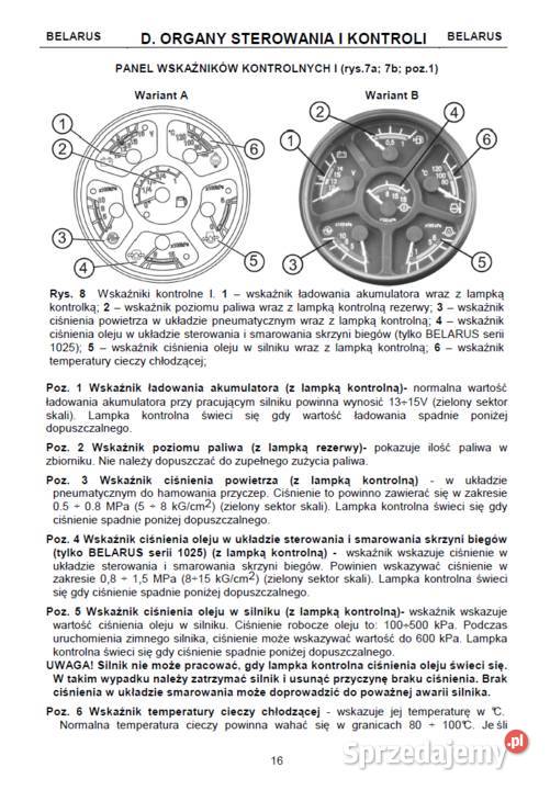 BELARUS 8209209521025 instrukcja obsługi POLSKU pomorskie Gdańsk sprzedam