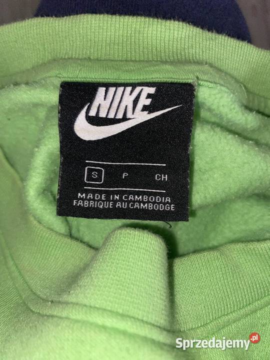 Zielona bluza nike