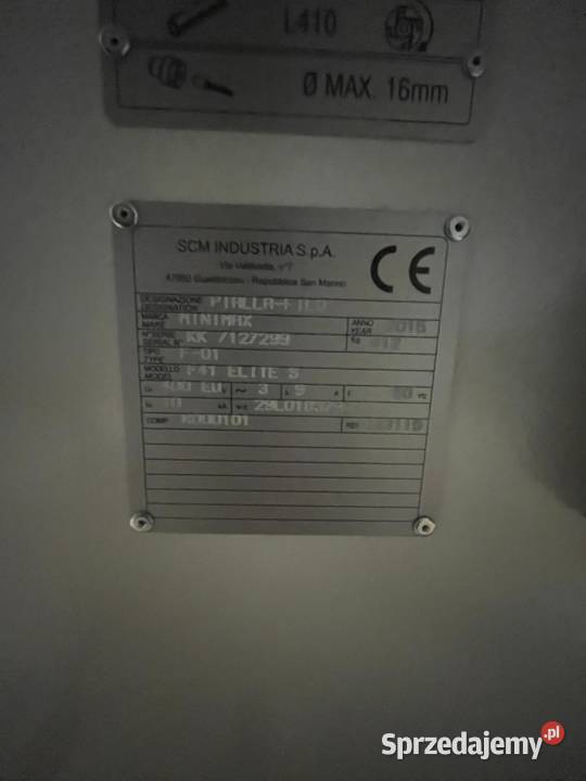 Wyrównywarka Minimax f elite 41 s Żędowice sprzedam