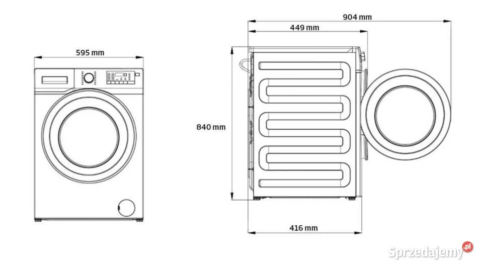 Pralka Beko EWUE6636XAW Slim 6 1200obrmin Zdalne Pralki i suszarki Warszawa