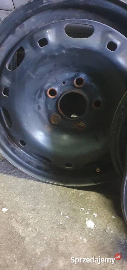 4x 14 5x100 ET 35 5Jx14H2 felgi stalowe VW SKODA Volkswagen OE Pobiedziska