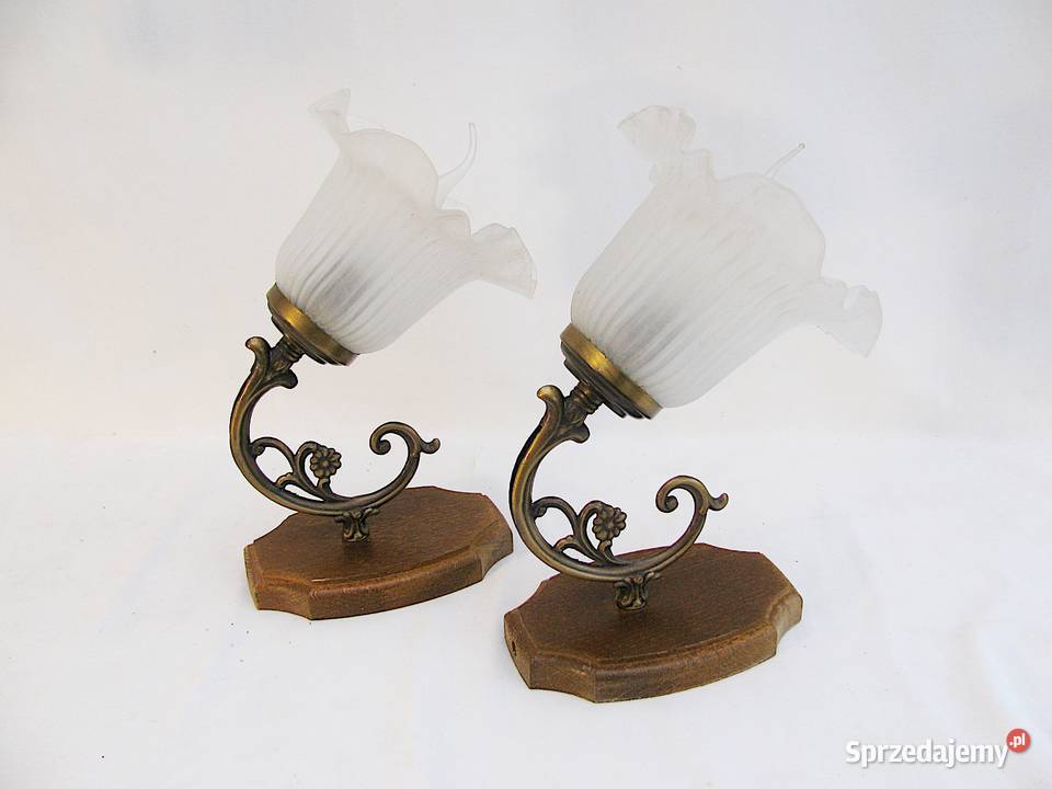 2 kinkiety mosiądz III Szczecinek