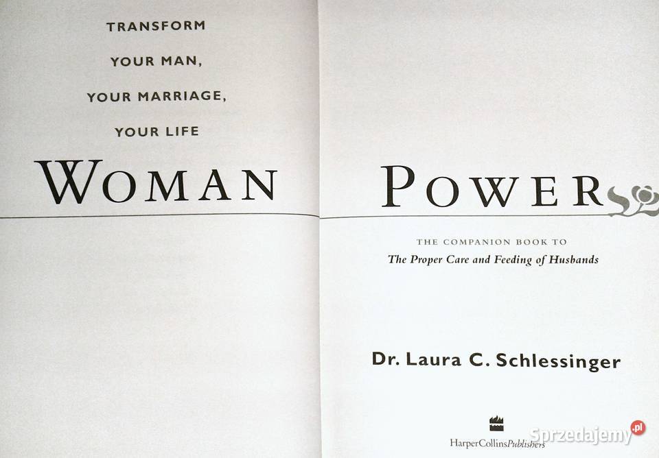 Woman Power Dr Laura Schlessinger twarda z obwolutą Chełm sprzedam