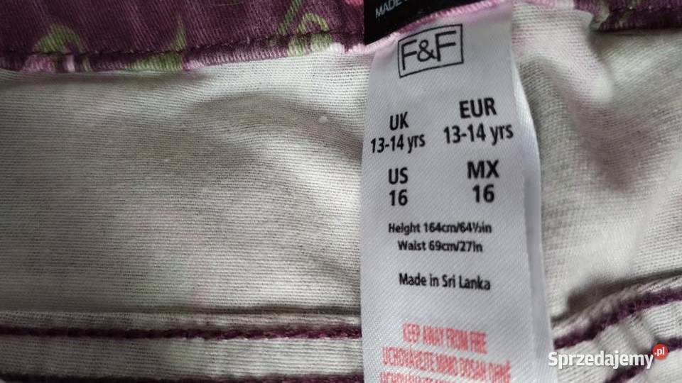 spodnie dziewczęce jeansowe rozmiar 164 13 14 Rozmiar 164 Poznań