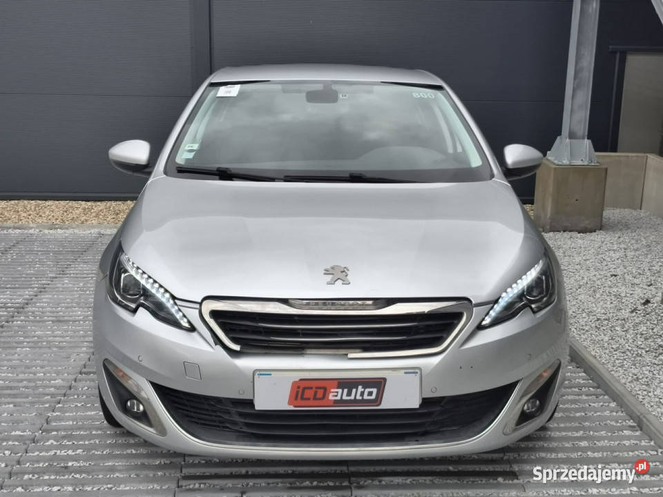 Peugeot 308 12 benzyna 130 6biegów full ledy srebrny małopolskie Kęty sprzedam