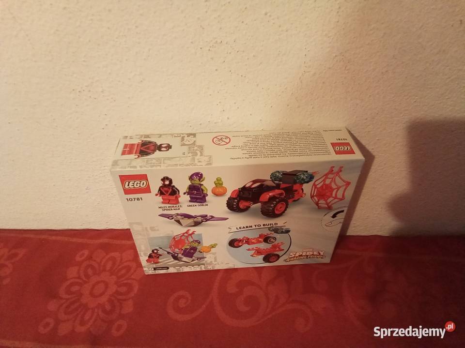 Lego trójkołowiec 10781 spider man kontra goblin Warszawa