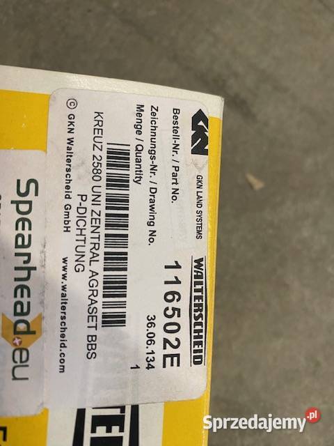 Krzyżak Walterscheid WOM P580 2580 3606134 Chmielniki