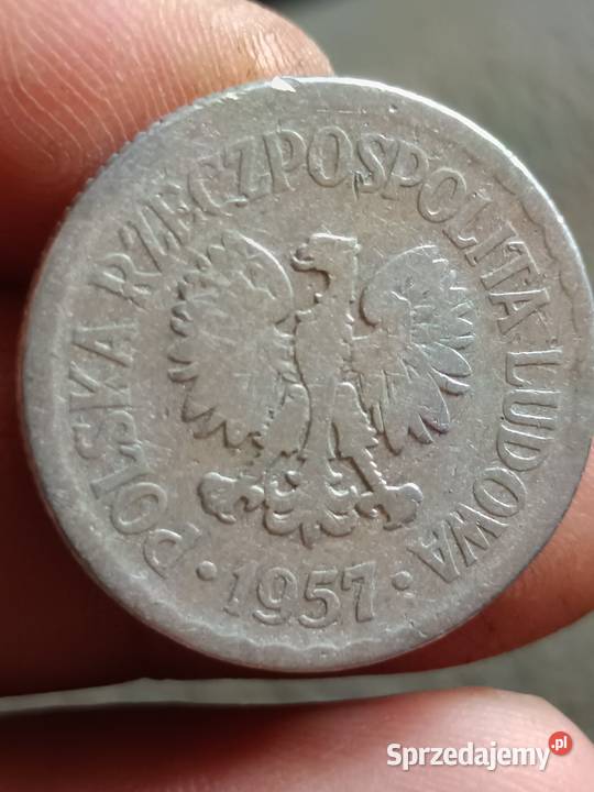 Sprzedam monete 1 zloty 1957 jkkks Chełm