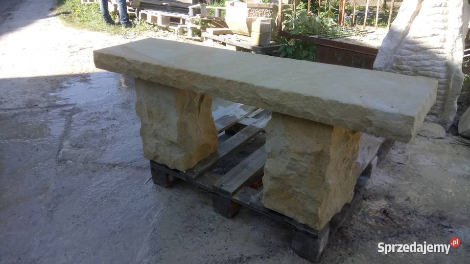 ŁAWKI Z PIASKOWCA naturalny kamień Kamienna Góra