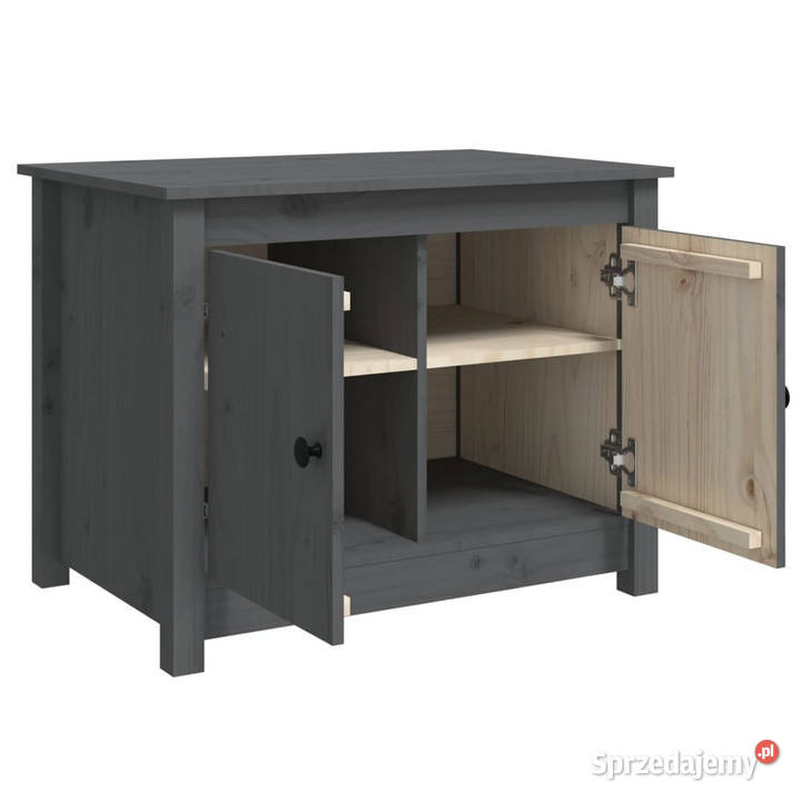 Stolik kawowy szary 71x49x55 lite drewno sosnowe sprzedam