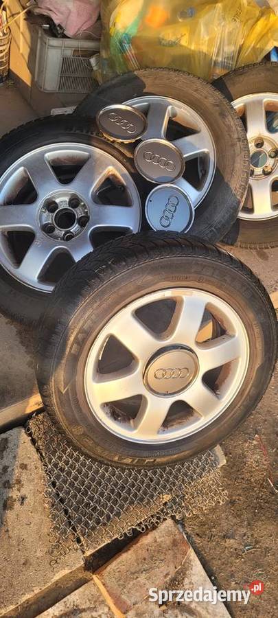 koła audi a3 vw golf bora et38 6jx15 Gostyń sprzedam