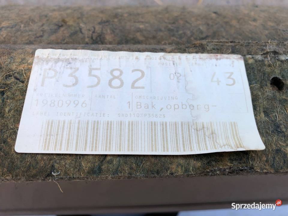 PÓŁKA SCHOWEK GÓRNY KABINY DAF XF Ciągnik podkarpackie