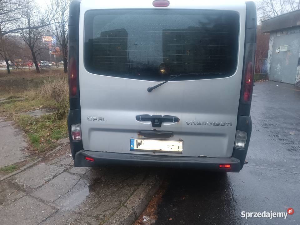 Opel Vivaro 19 6b bus 2003r mechanicznie sprawny Samochody dostawcze Warszawa